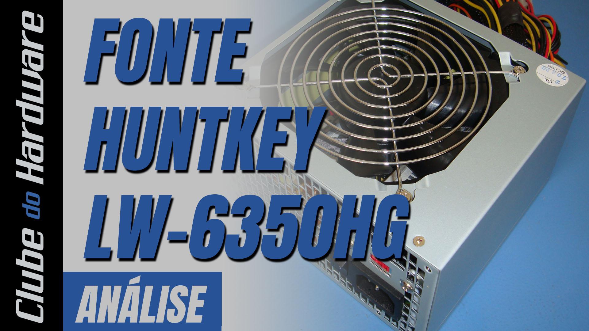 Teste da Fonte de Alimentação Huntkey Green Star 350 W (LW-6350HG)