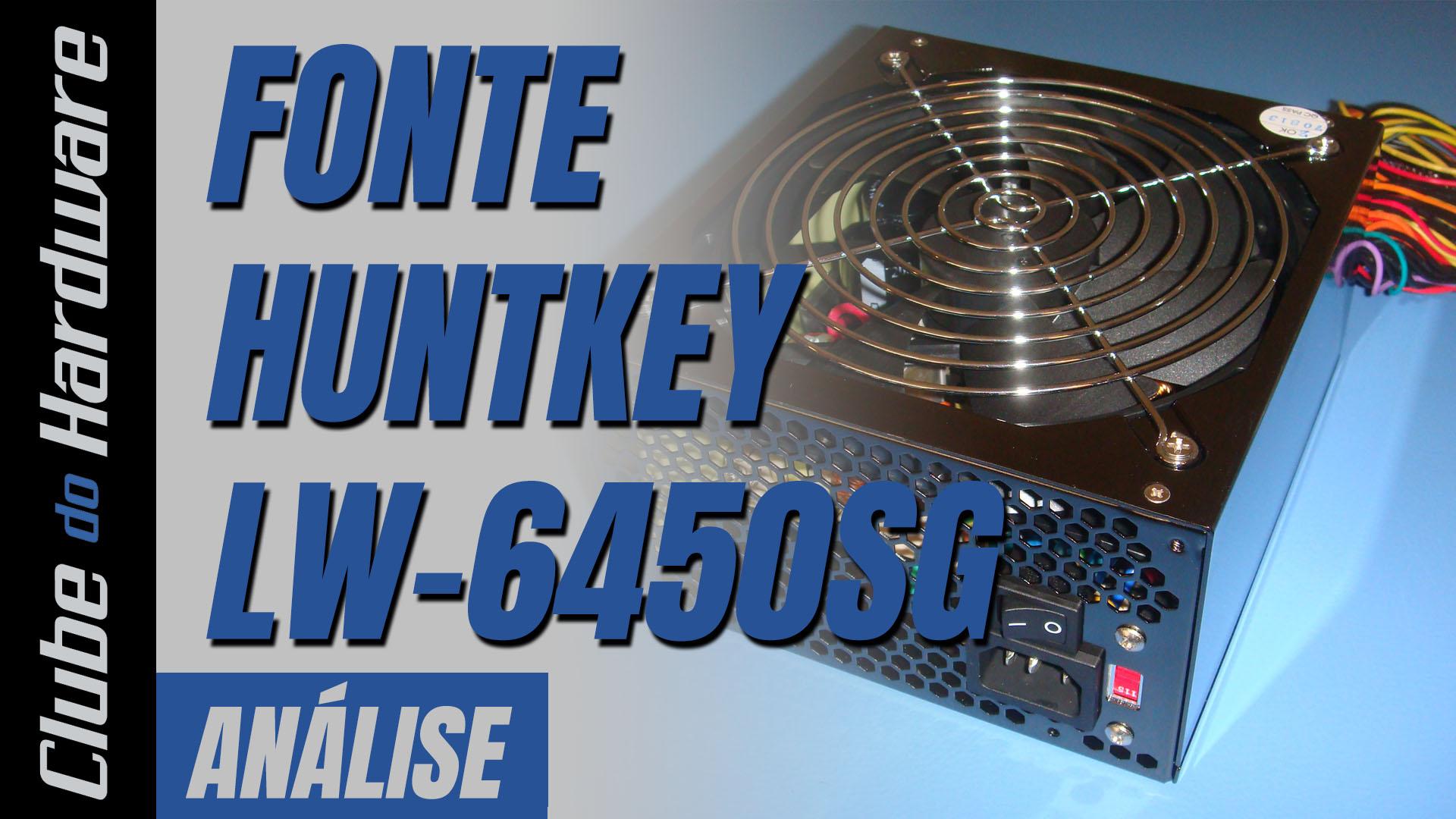 Teste da Fonte de Alimentação Huntkey Green Star 450 W (LW-6450SG)