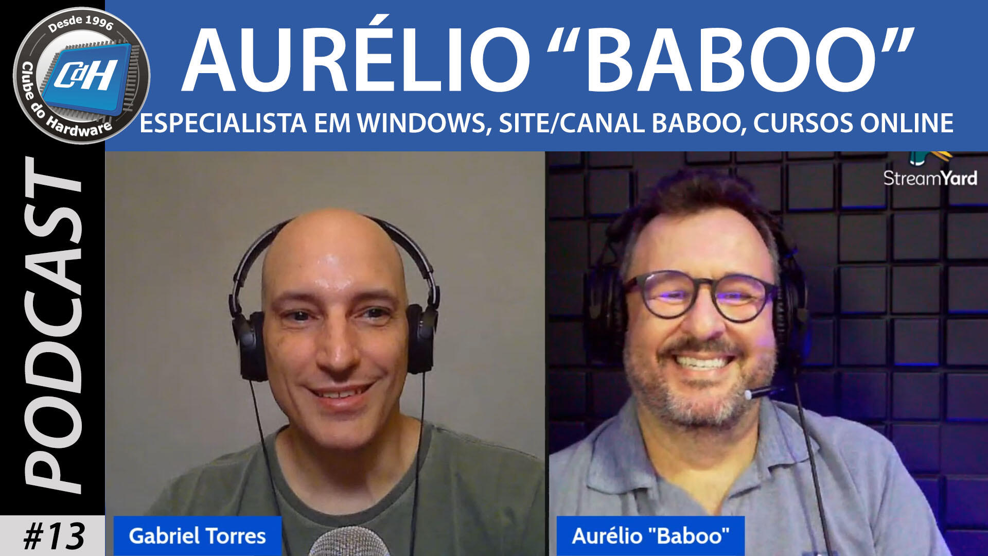 Mais informações sobre "Podcast CdH #13: Aurélio “Baboo”"