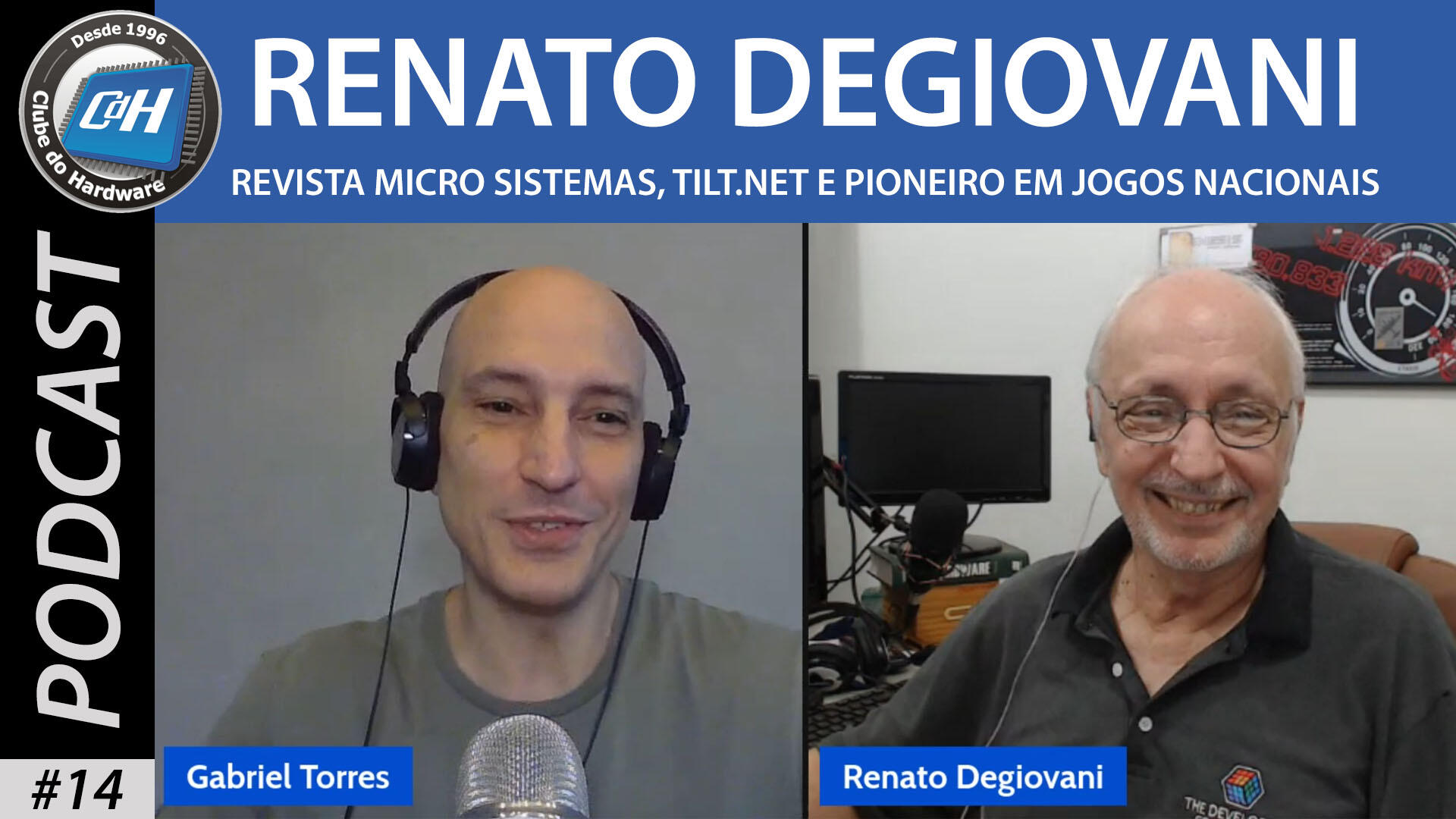 Mais informações sobre "Podcast CdH #14: Renato Degiovani"