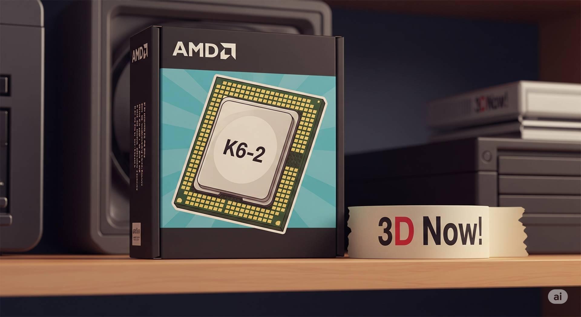 AMD lança processador K6-2 com tecnologia 3D Now!