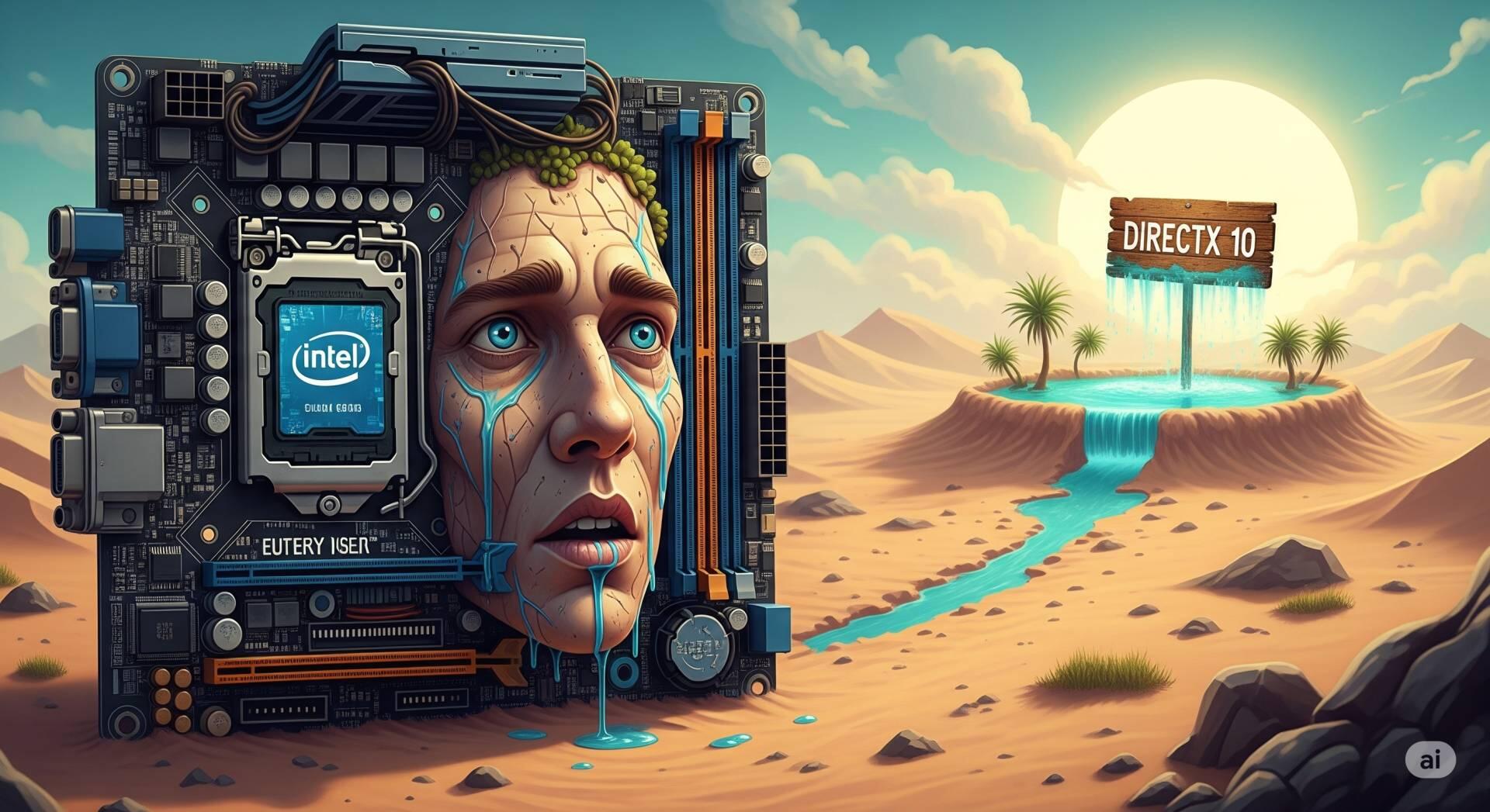 O vídeo on-board da Intel é realmente DirectX 10?