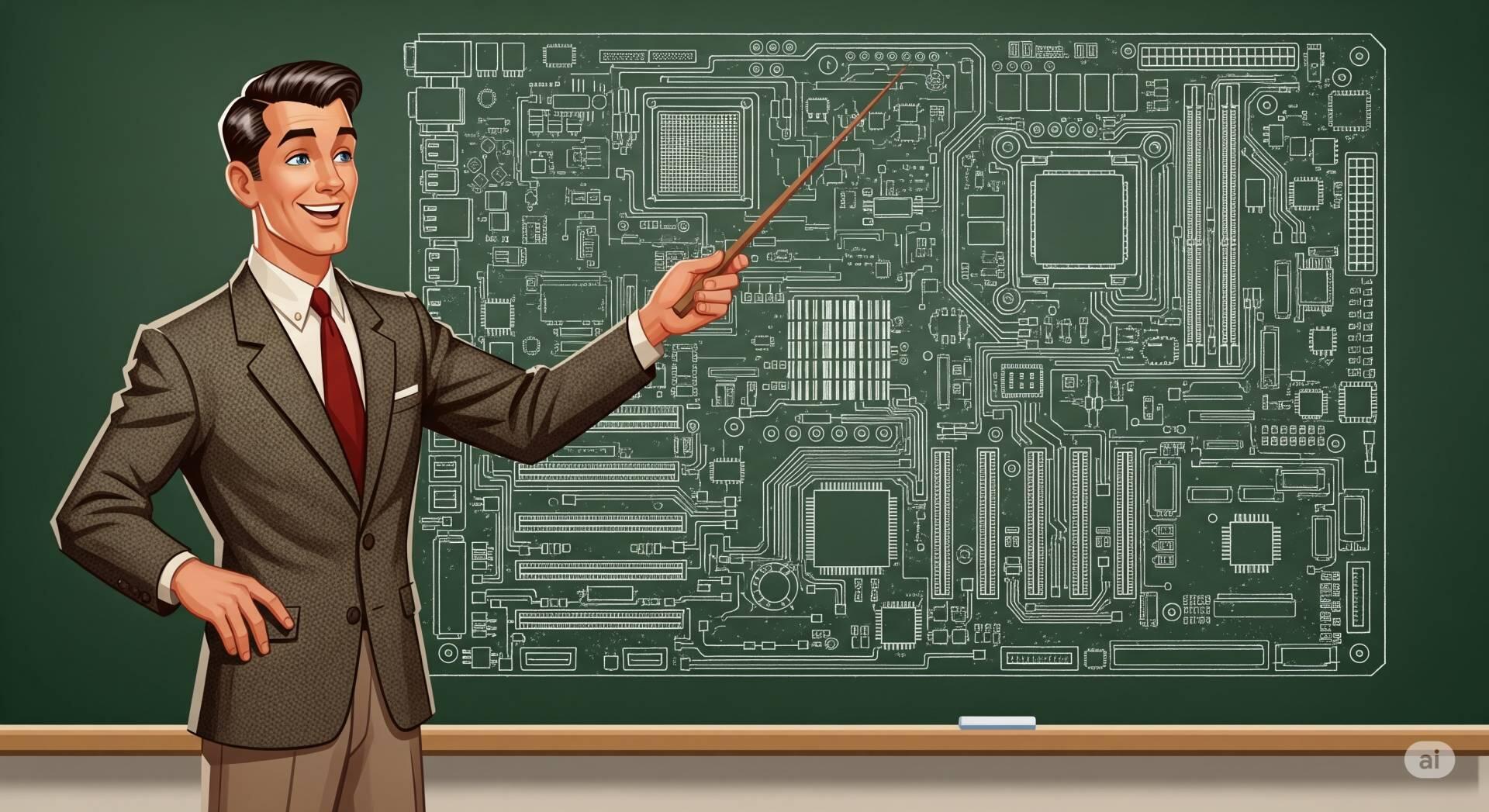 Pequenos detalhes de placas-mãe