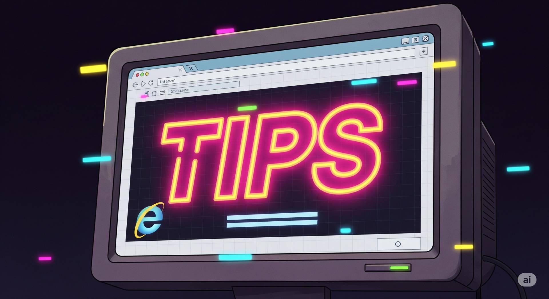 Dicas para o Internet Explorer