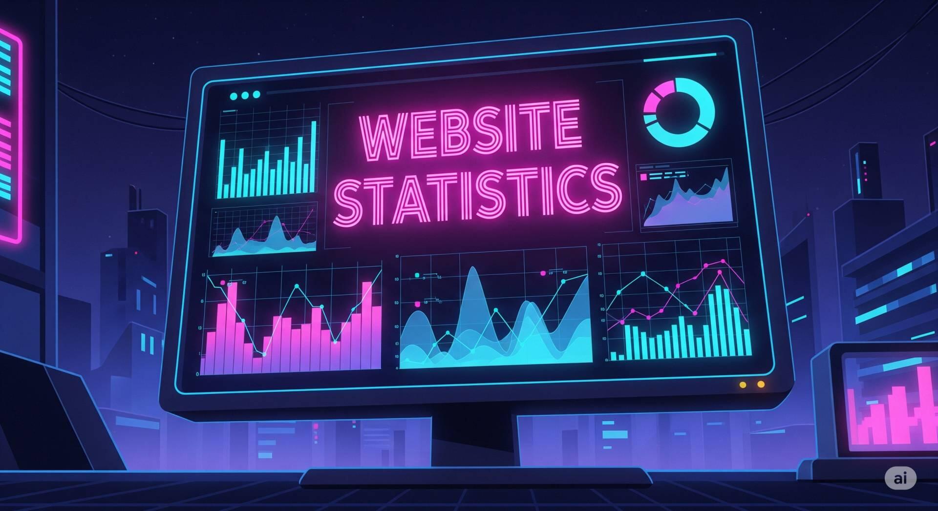 Estatísticas de sites na internet