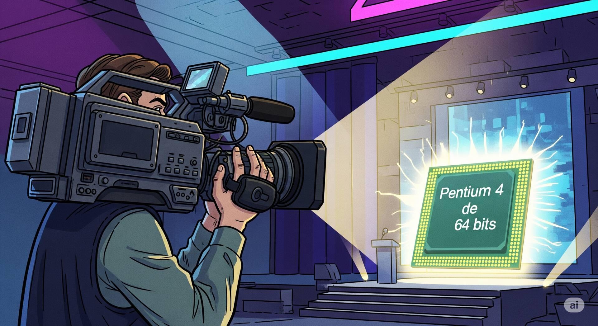 Lançamento do novo Pentium 4 de 64 bits