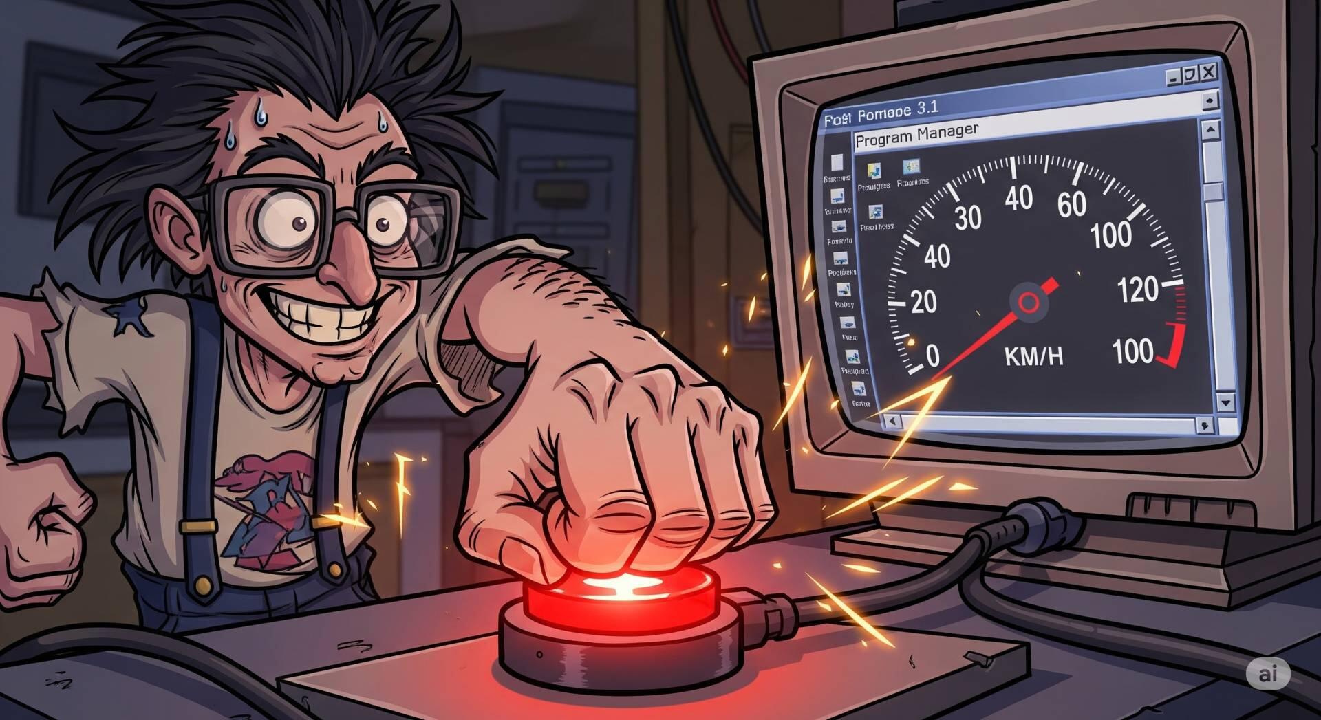 Aumente a velocidade do Windows 3.x