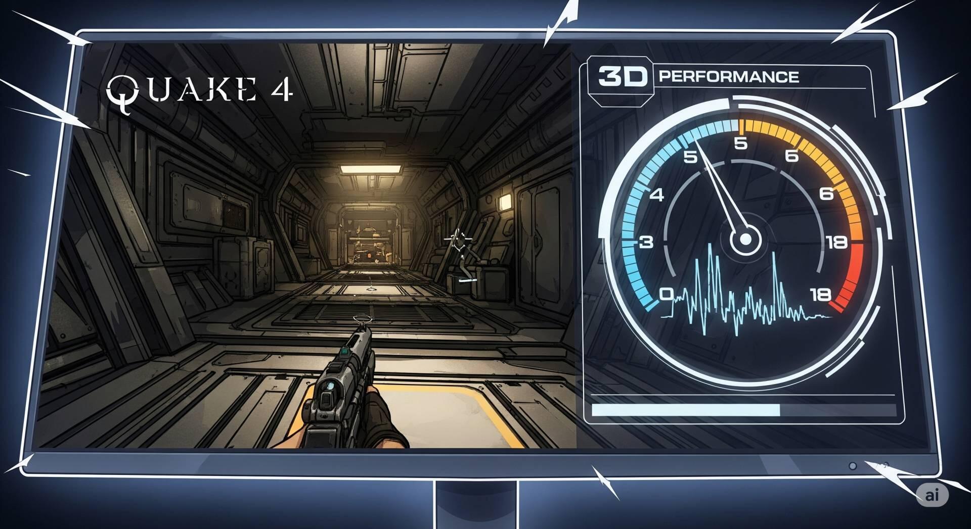 Testando o desempenho 3D da sua máquina com o Quake 4