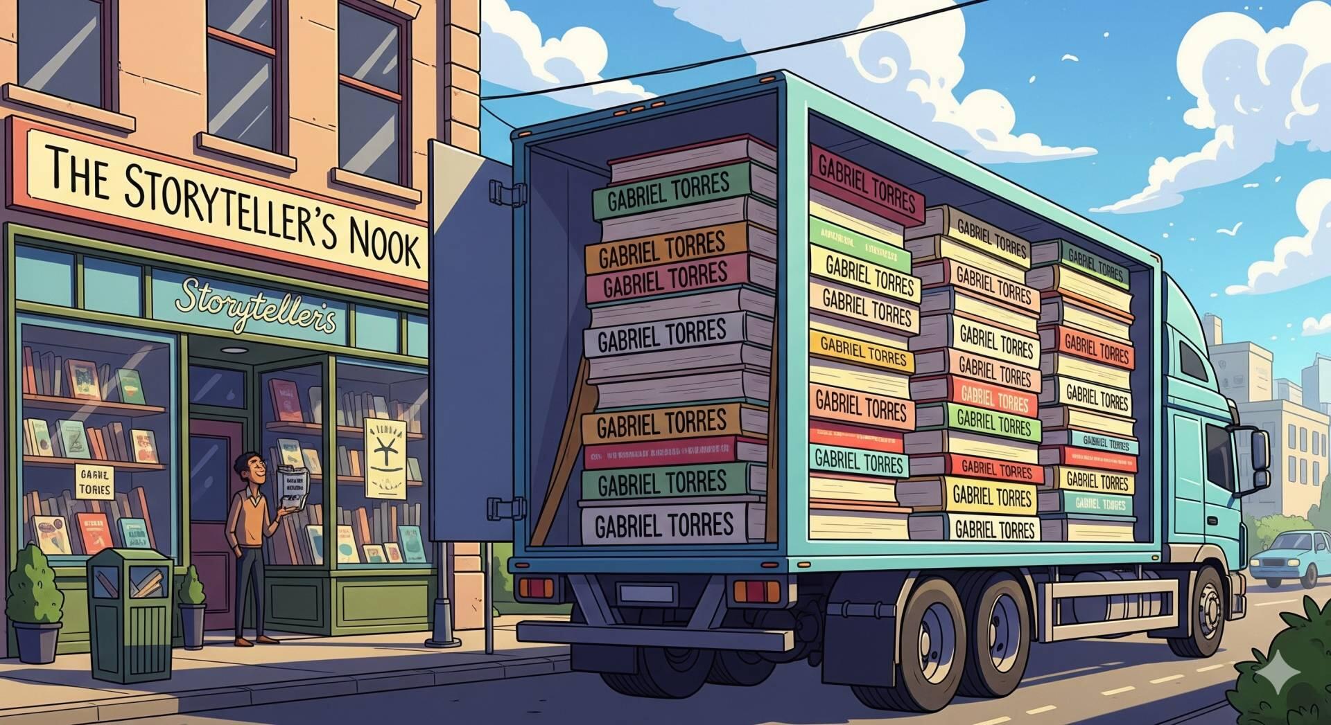 A volta dos livros de Gabriel Torres