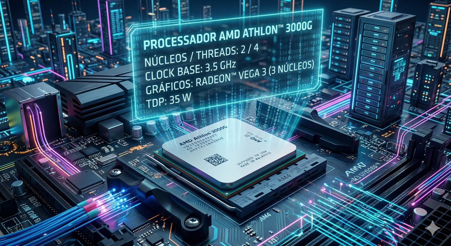 Teste do processador Athlon 3000G