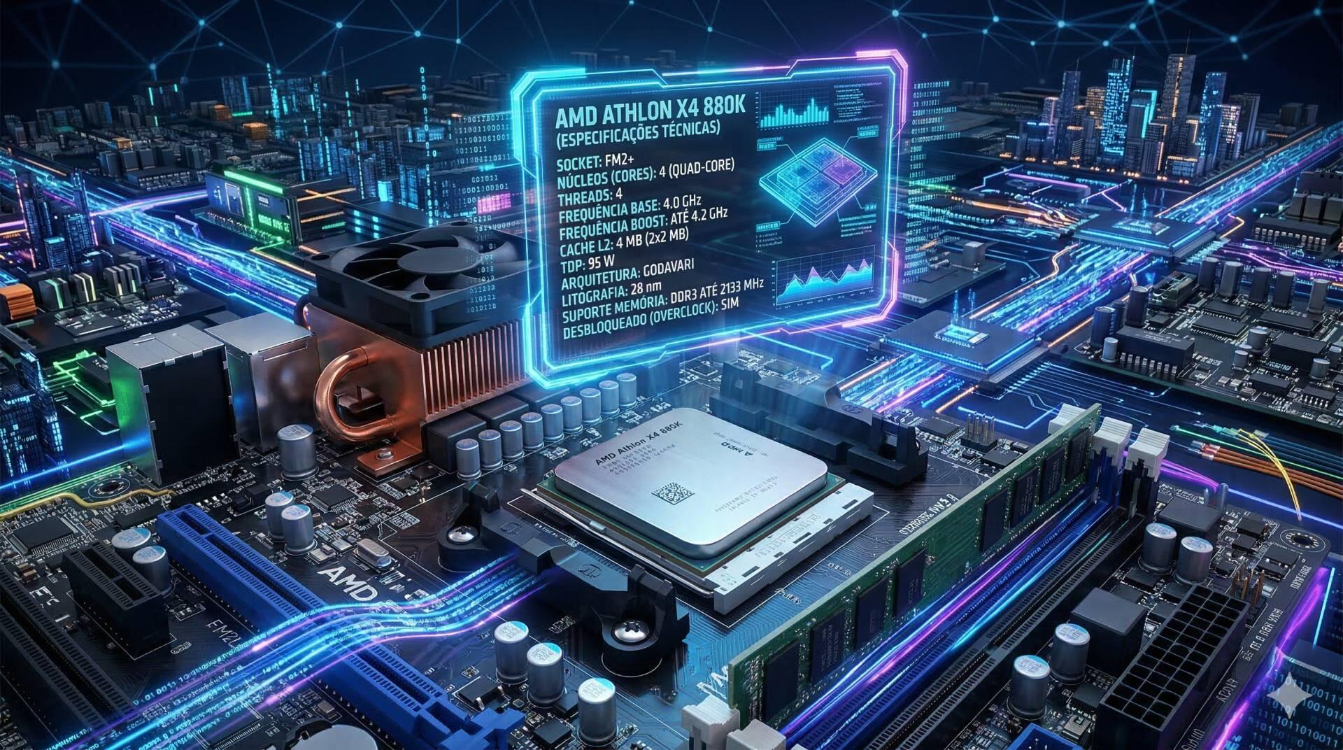 Teste do processador Athlon X4 880K