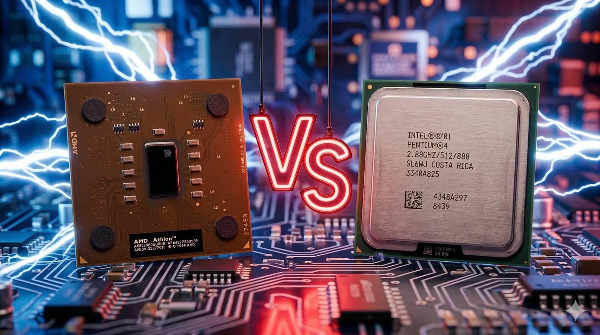 Processador Athlon XP 2800+ vs. Pentium 4 2,8 GHz