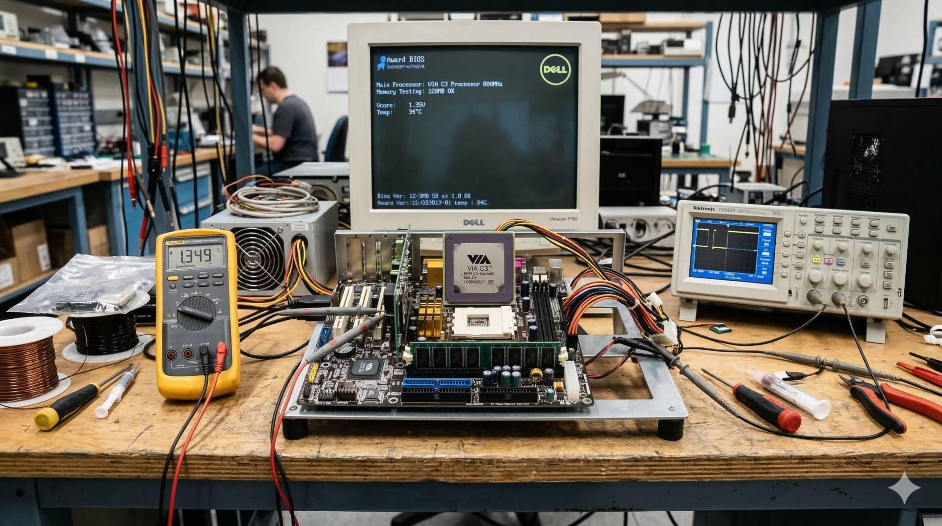 Teste do Processador VIA C3