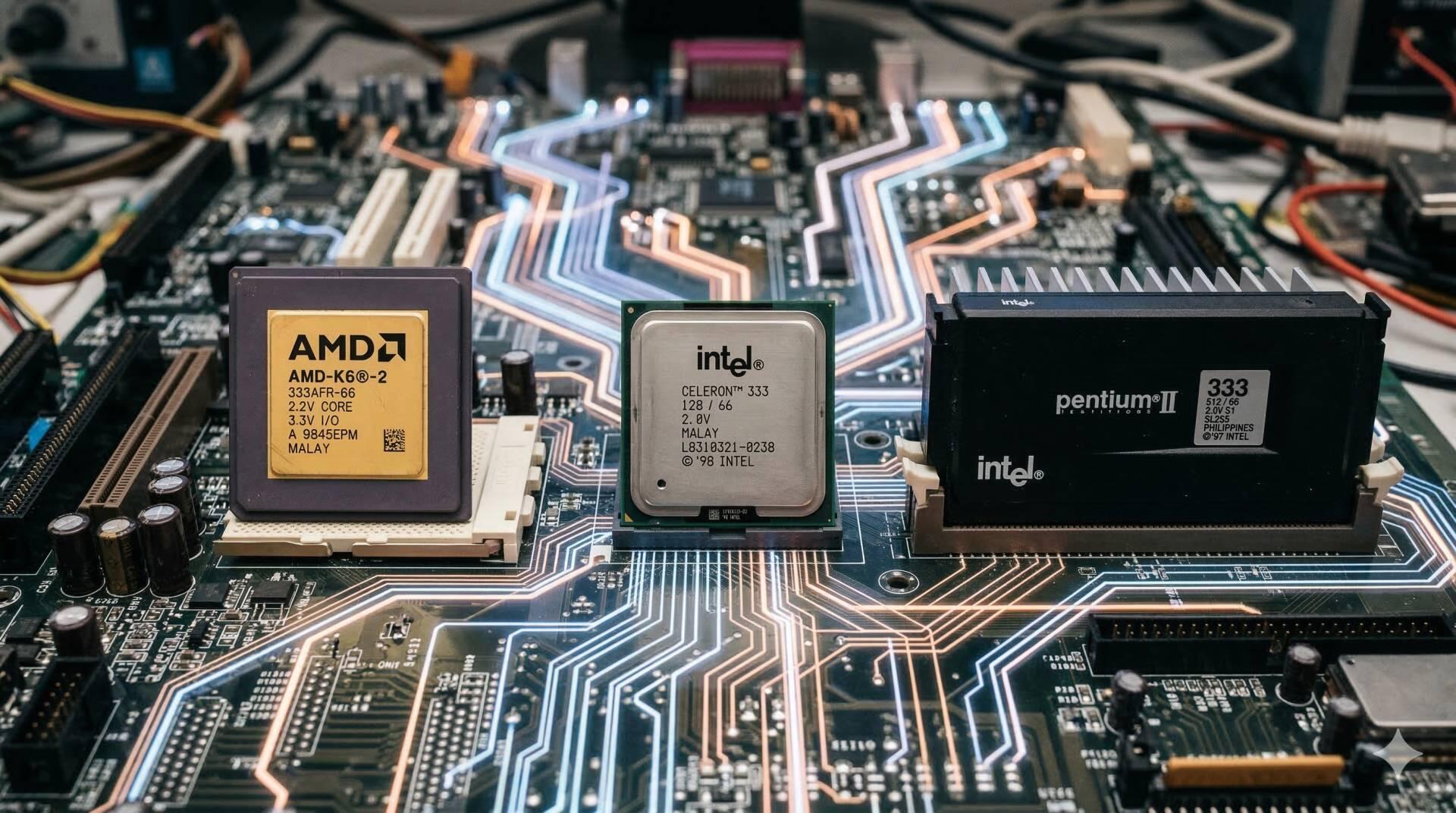 Celeron-333 vs. K6-2-333 vs. Pentium II-333