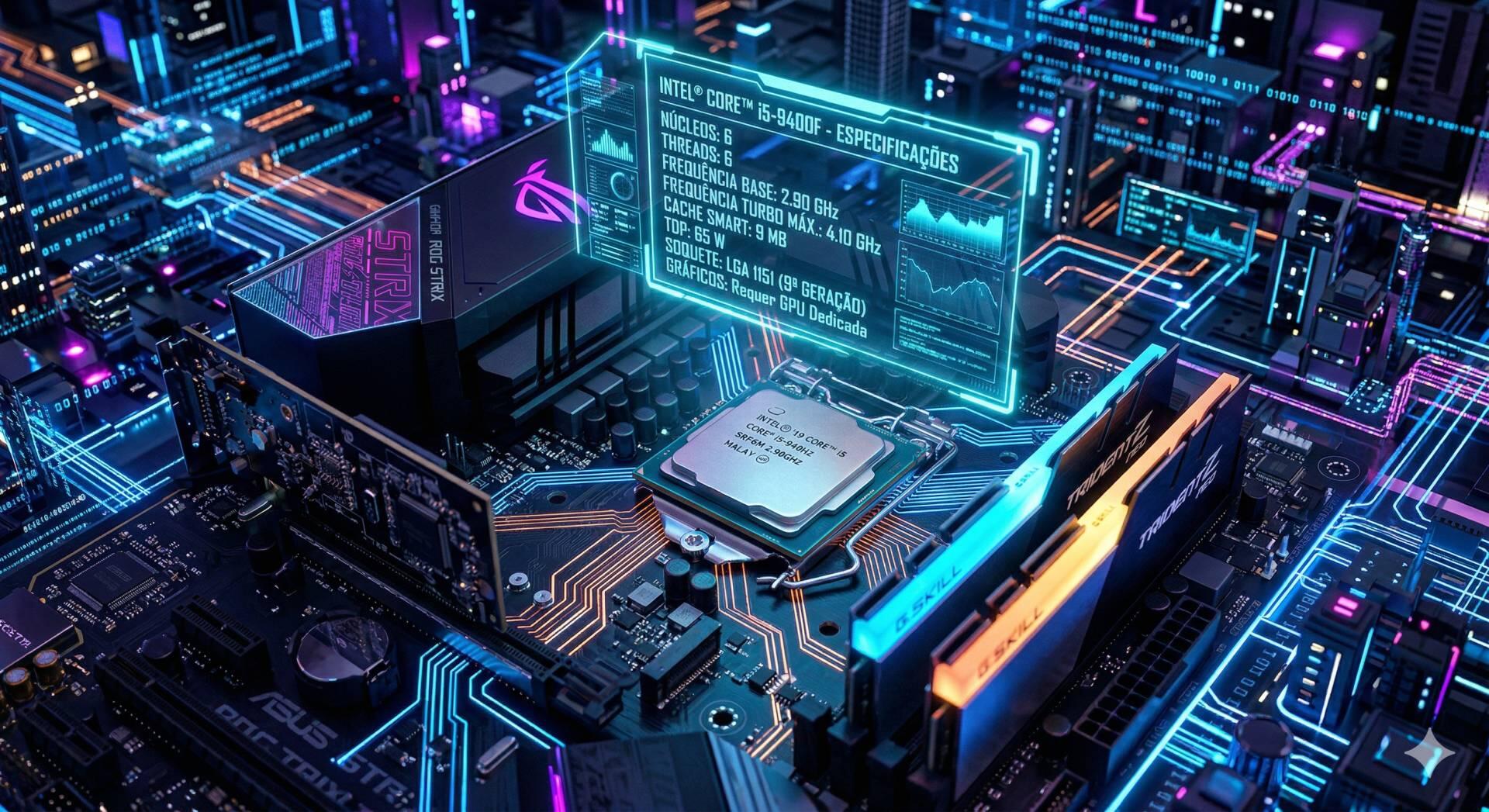 Teste do processador Core i5-9400F