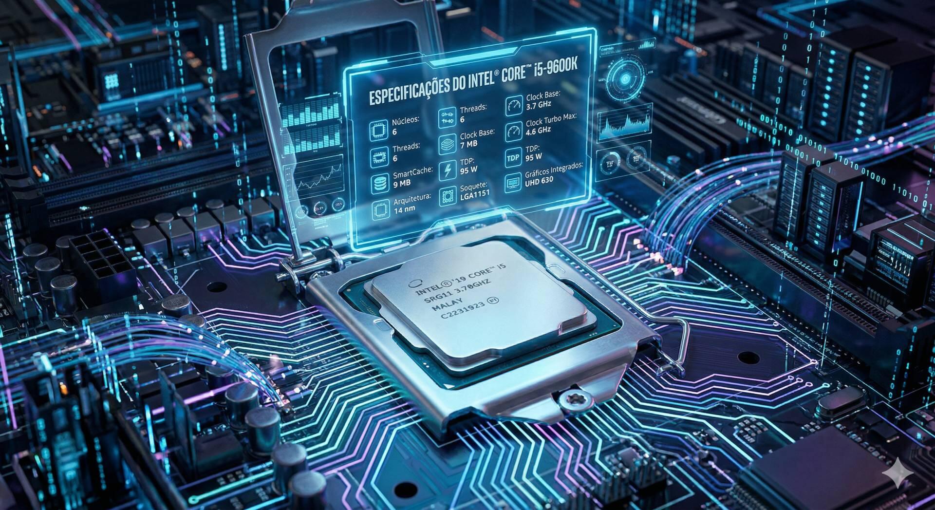 Teste do processador Core i5-9600K