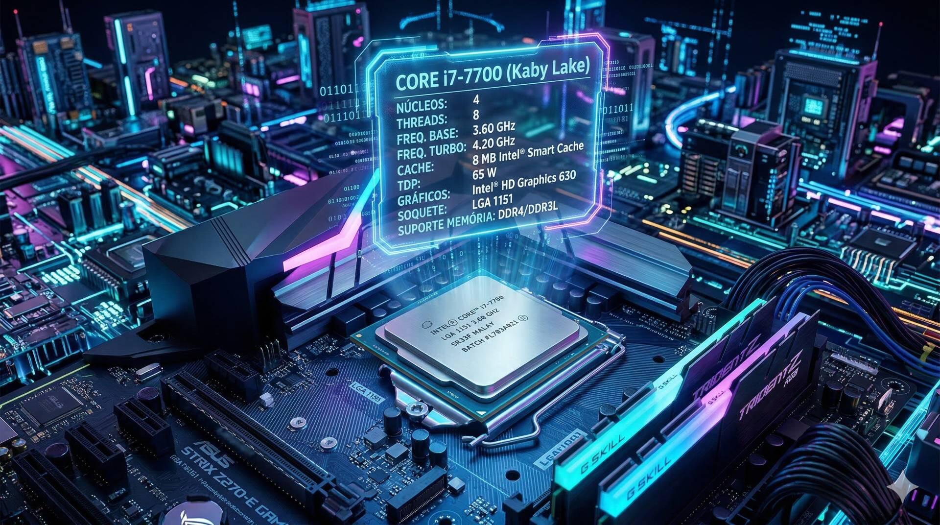 Teste do processador Core i7-7700