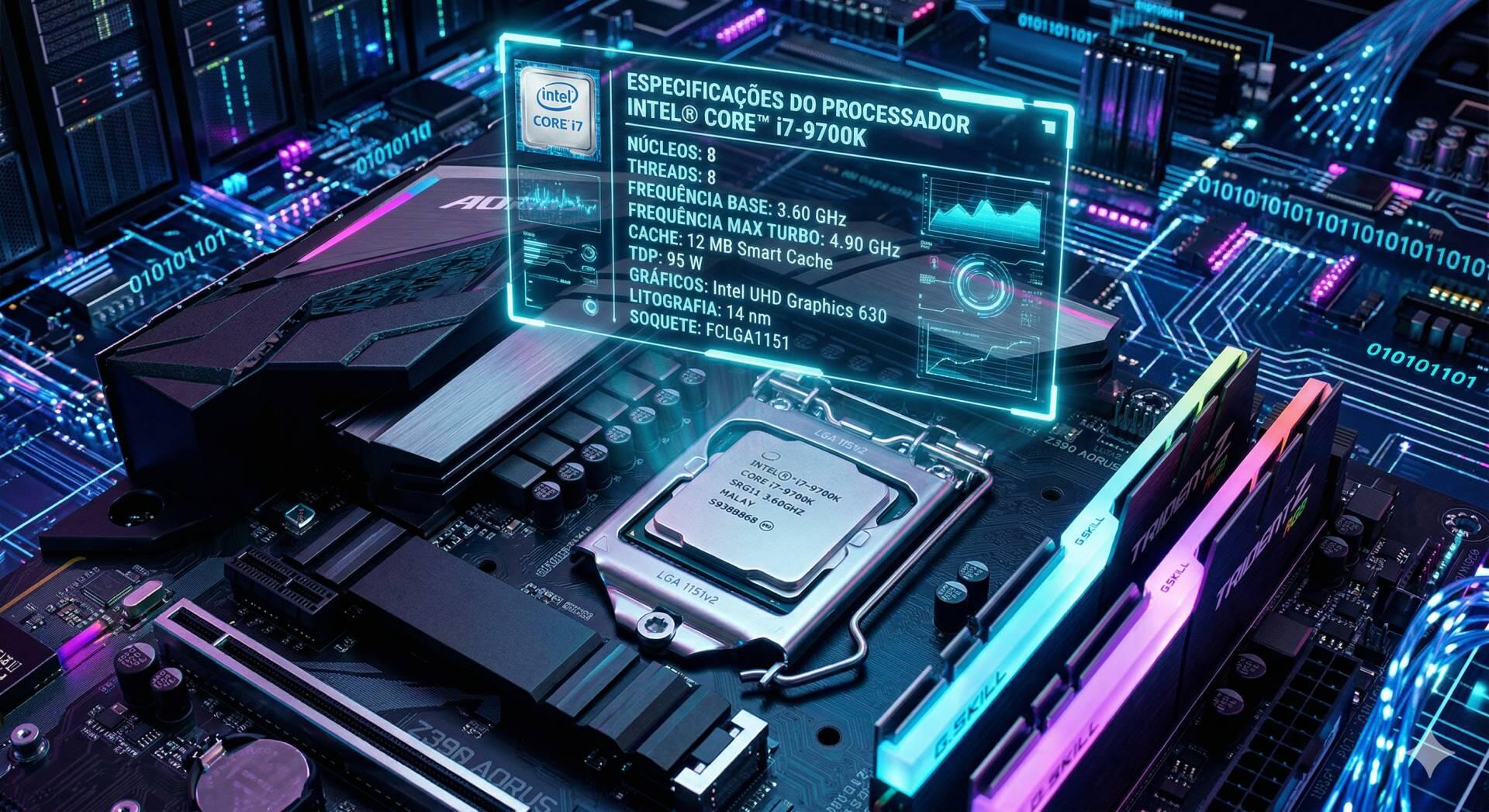 Teste do processador Core i7-9700K