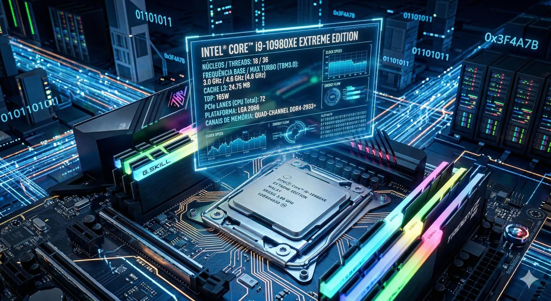 Teste do processador Core i9-10980XE