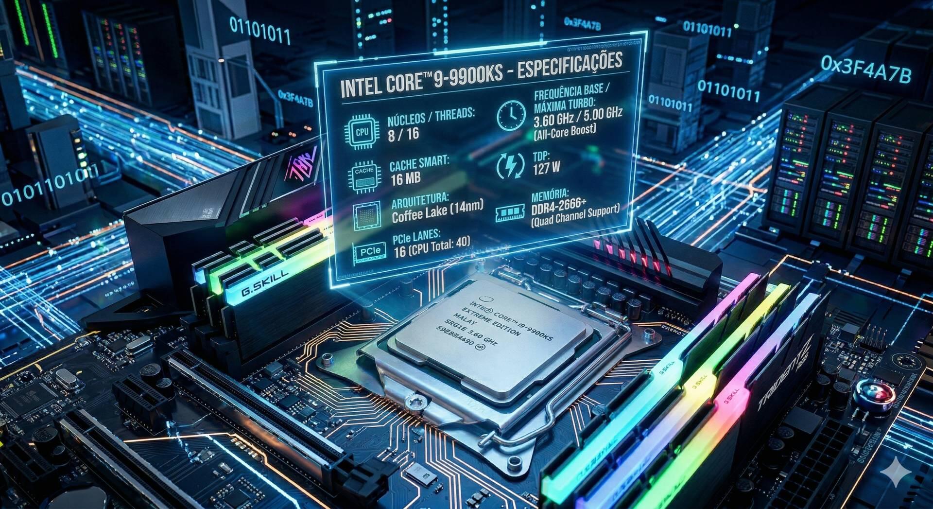 Teste do processador Core i9-9900KS