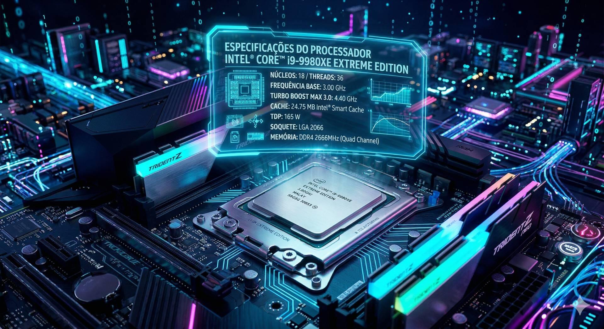 Teste do processador Core i9-9980XE