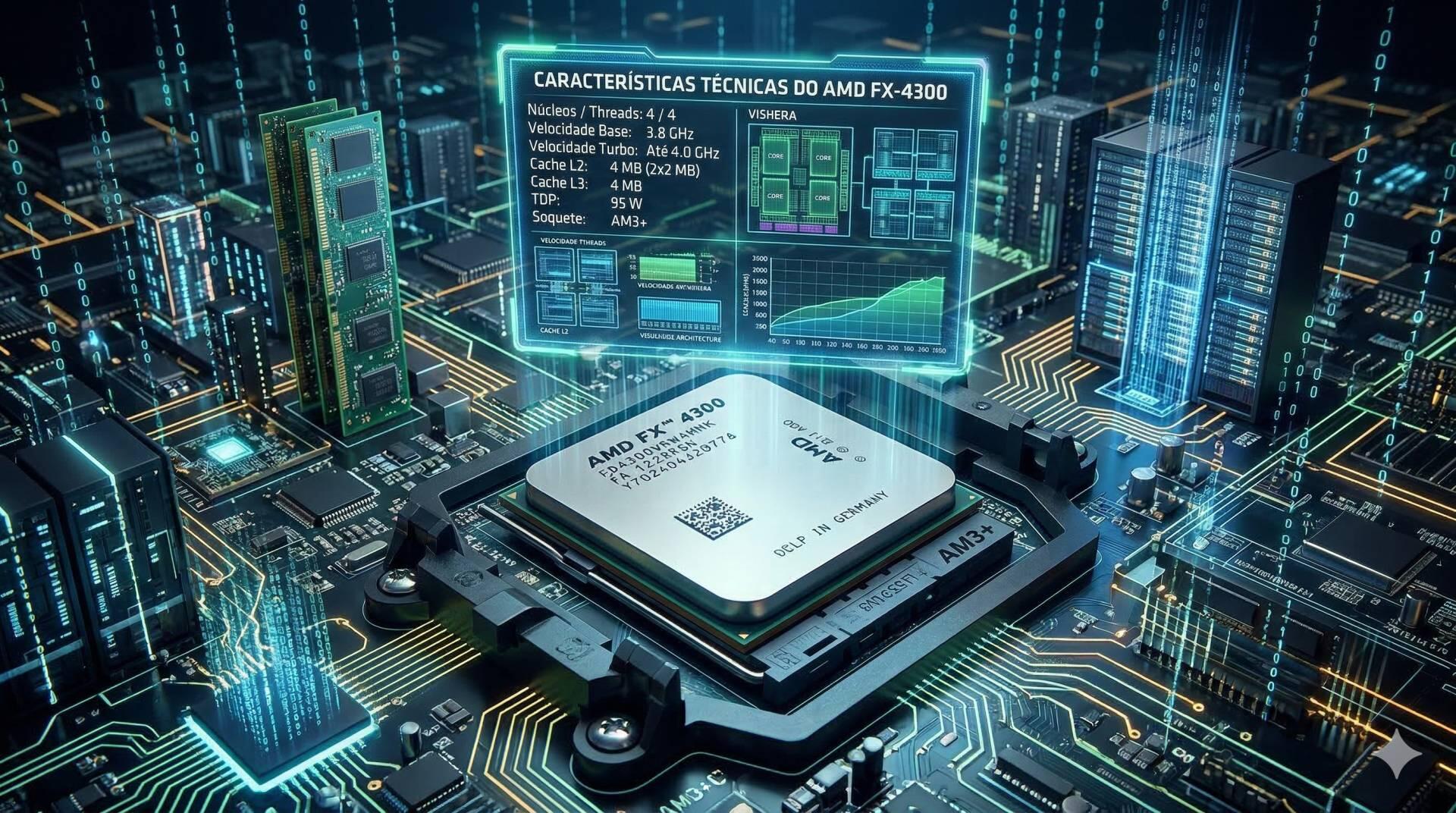 Teste do processador FX-4300