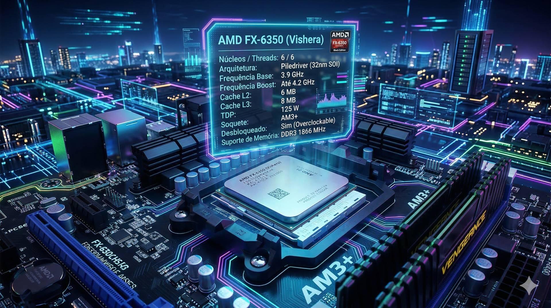 Teste do processador FX-6350