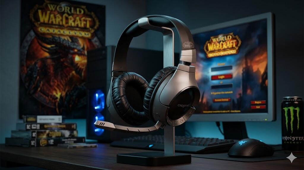 Mais informações sobre "Teste do Headset sem Fio World of Warcraft da Creative"