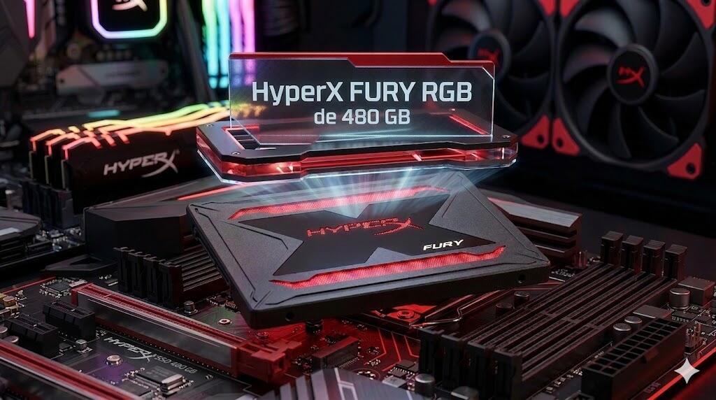 Teste do SSD HyperX FURY RGB de 480 GB