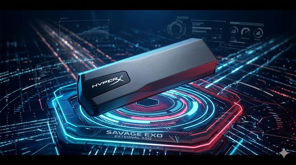 Teste do SSD externo HyperX SAVAGE EXO