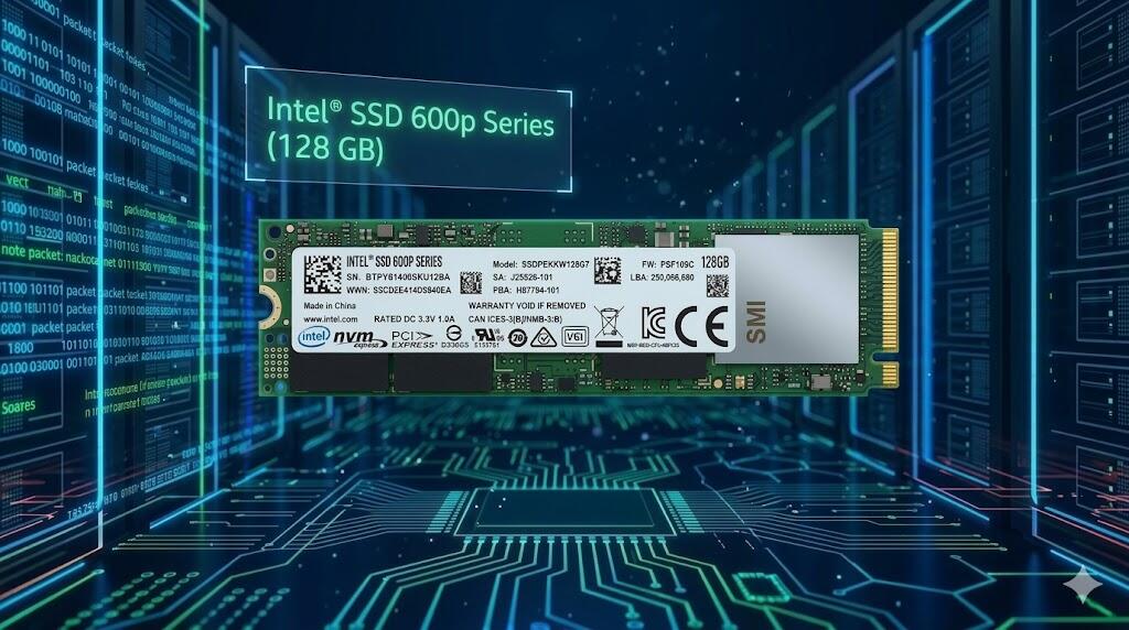 Teste do SSD Intel 600p de 128 GB