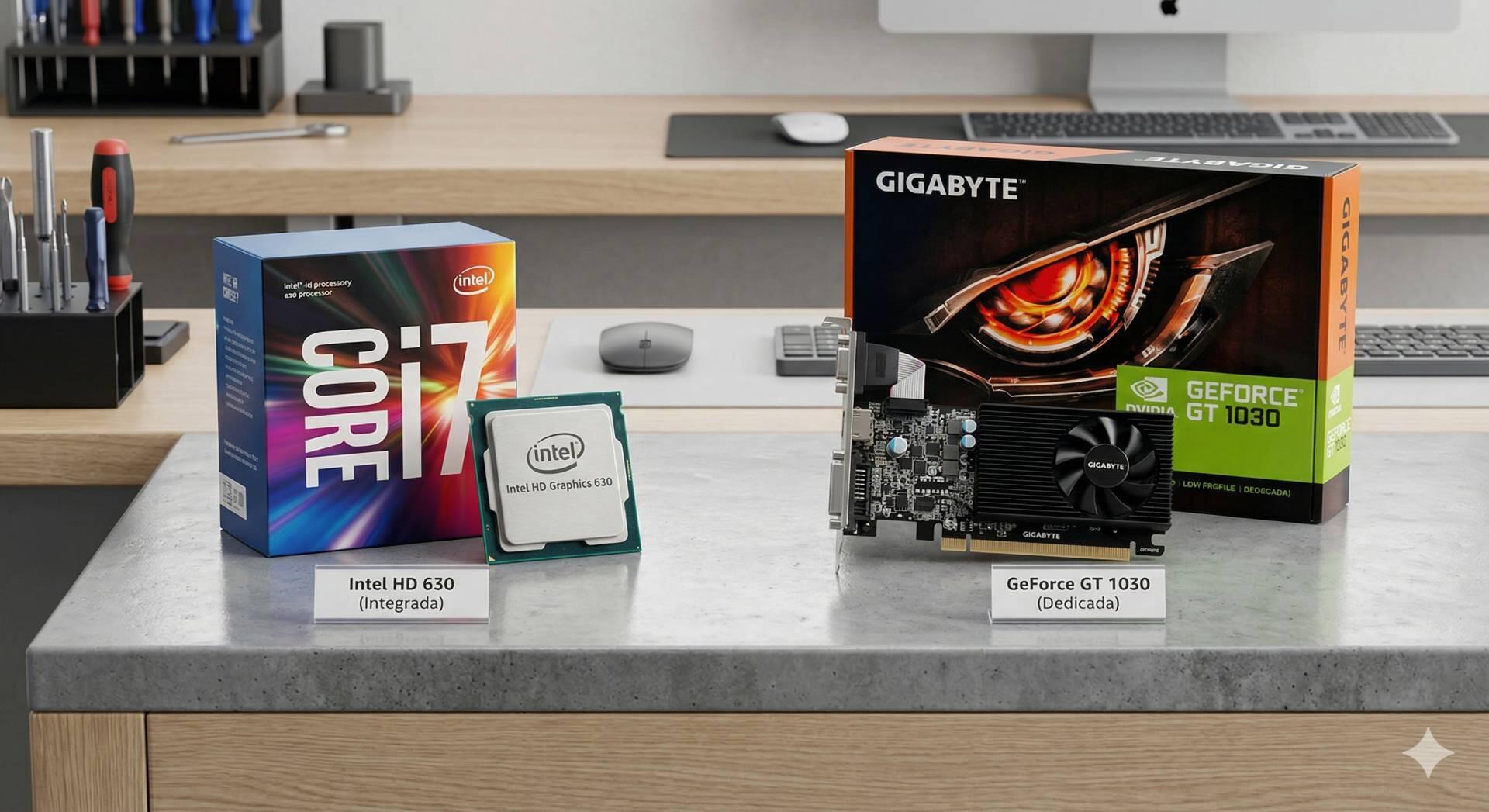 Intel HD 630 vs. GeForce GT 1030