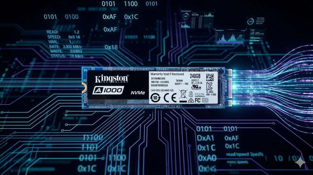 Teste do SSD Kingston A1000 de 240 GB