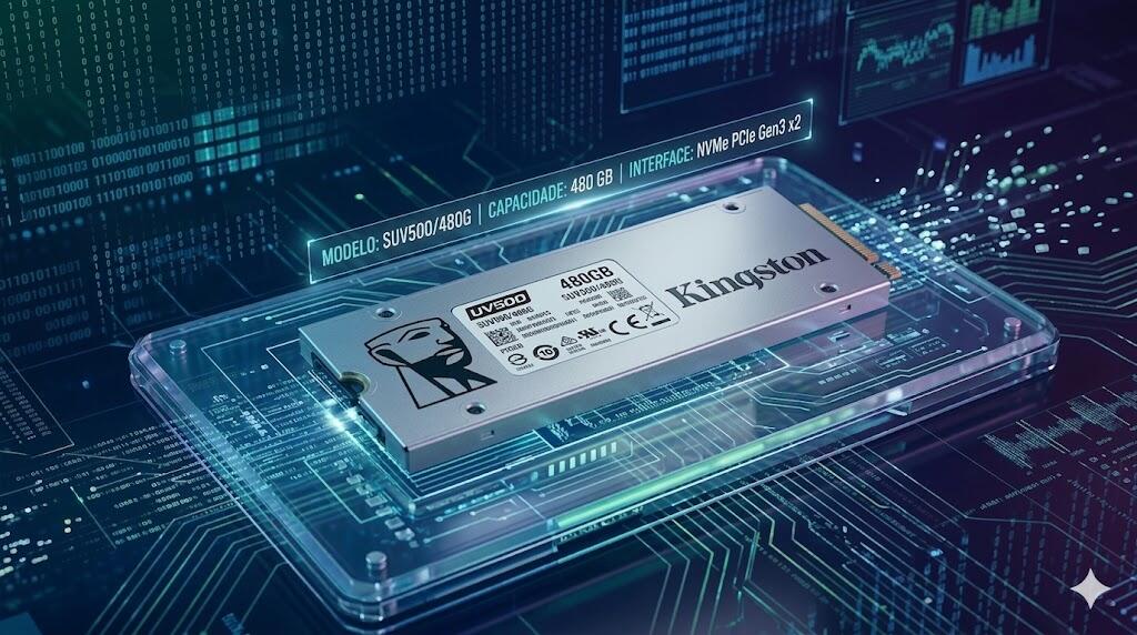 Teste do SSD Kingston UV500 de 480 GB