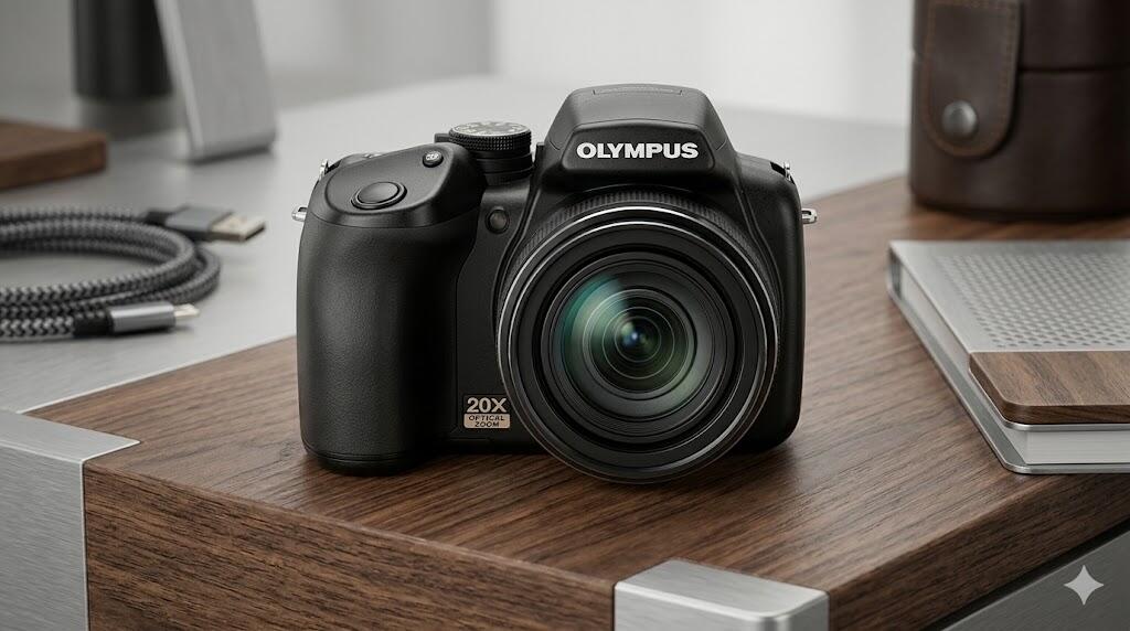 Teste da Câmera Digital Olympus SP-570UZ