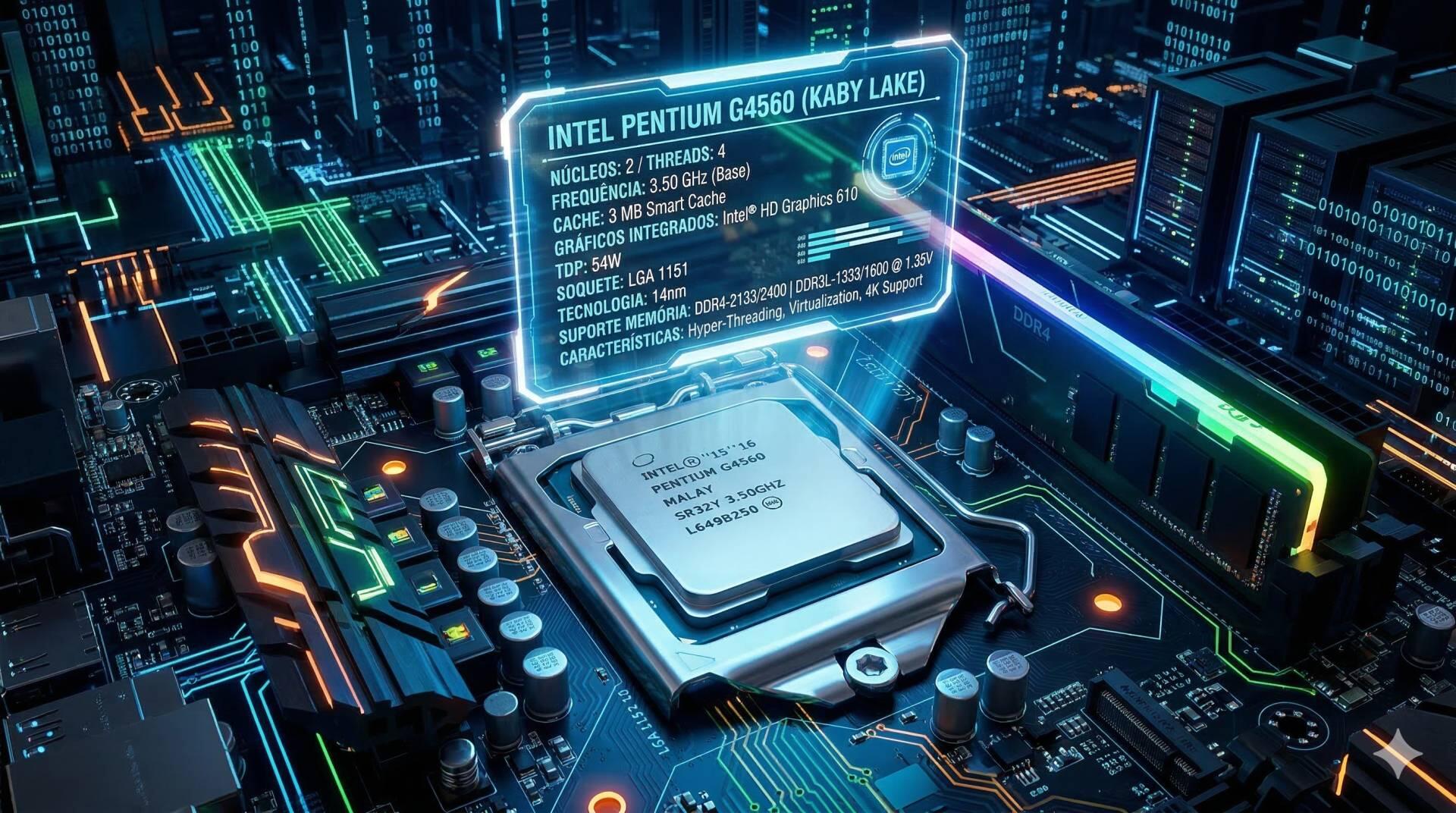 Teste do processador Pentium G4560