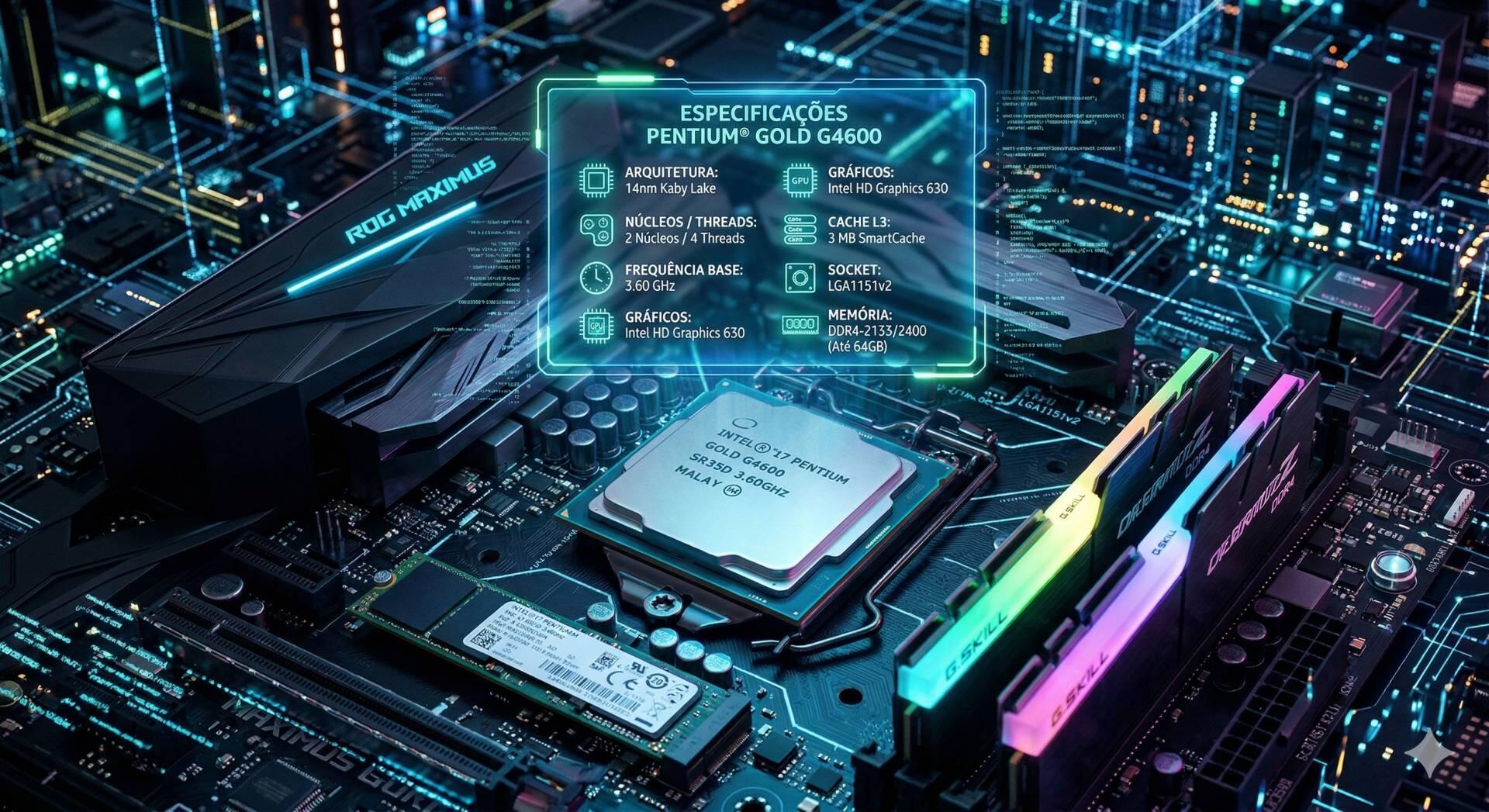 Teste do processador Pentium G4600