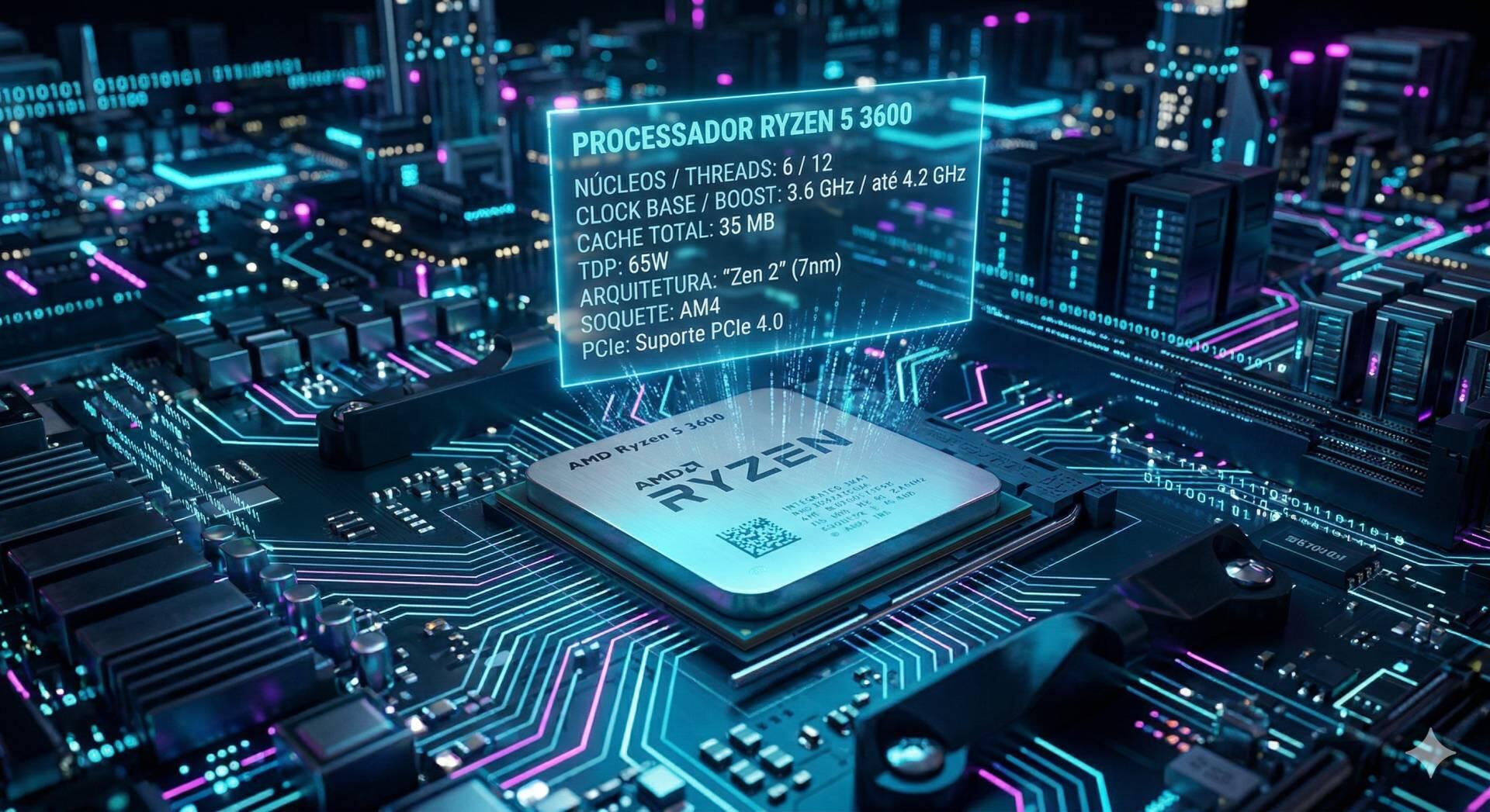 Teste do processador Ryzen 5 3600