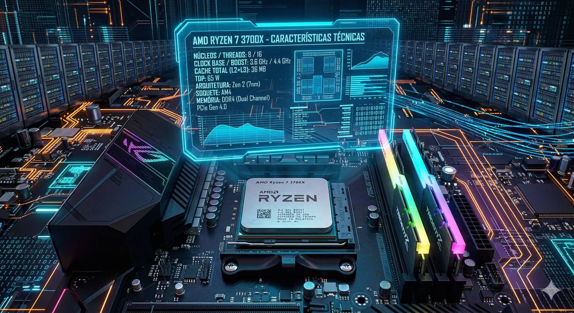 Teste do processador Ryzen 7 3700X