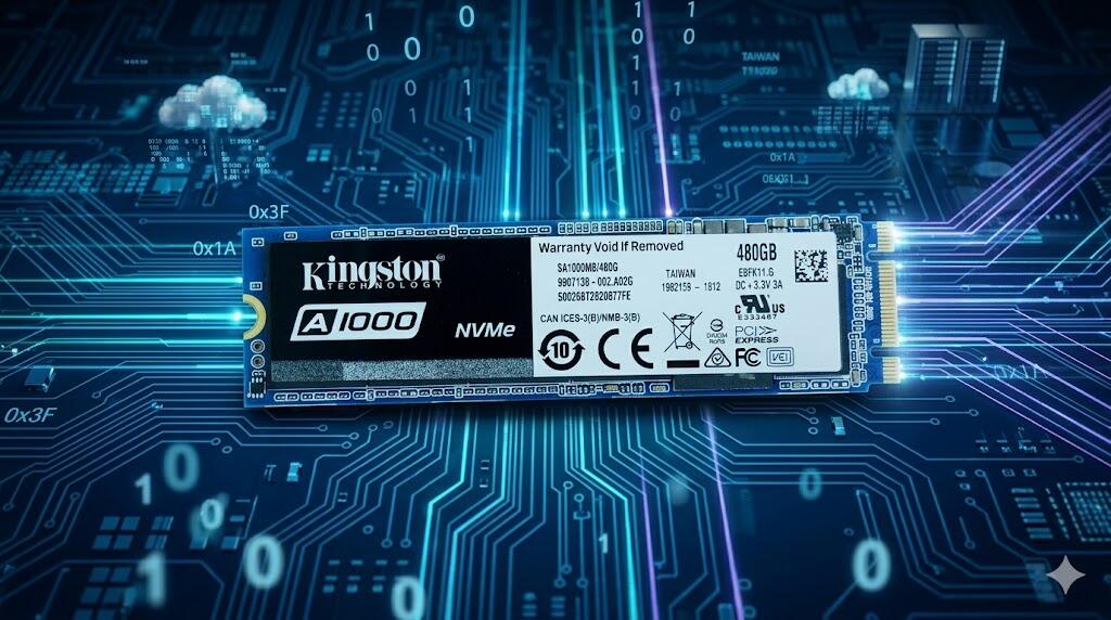 Teste do SSD Kingston A1000 de 480 GB