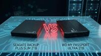 Duelo dos Discos Rígidos Externos Portáteis de 2 TB: Seagate Backup Plus Slim vs.  WD My Passport Ultra