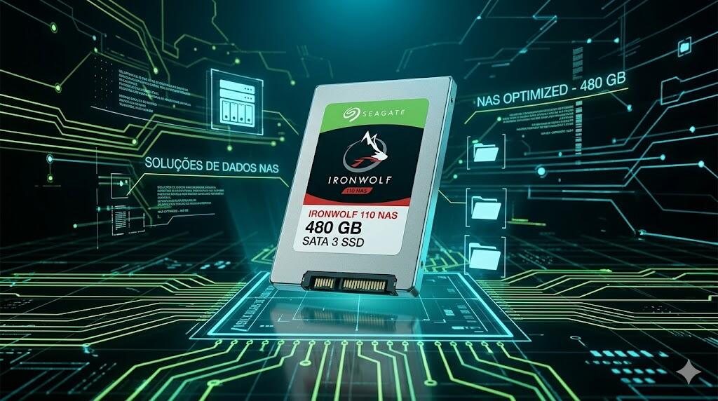 Teste do Seagate IronWolf 110 SSD de 480 GB