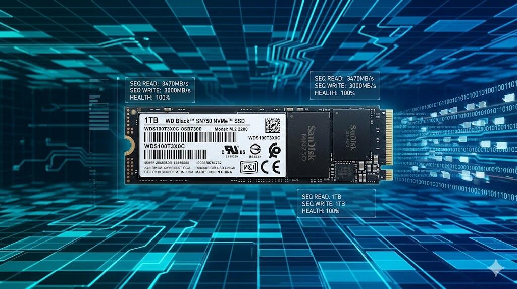 Teste do SSD WD Black de 1.000 GB