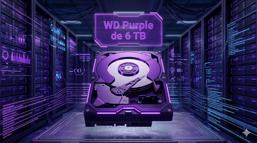 Teste do disco rígido WD Purple de 6 TB