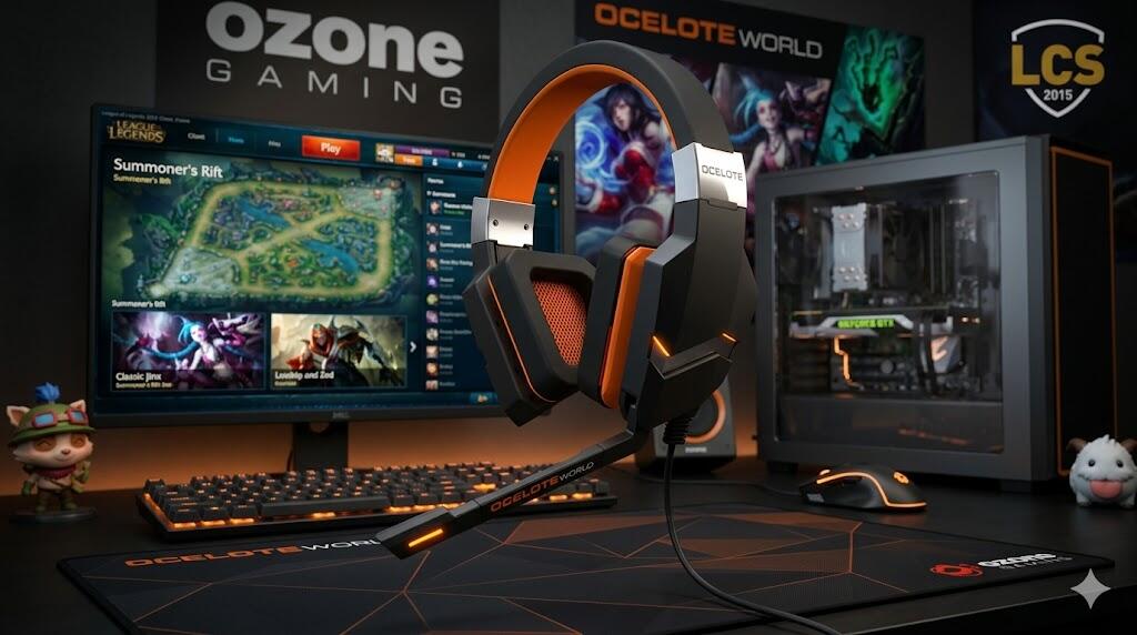 Teste do headset Blast Ocelote World da Ozone