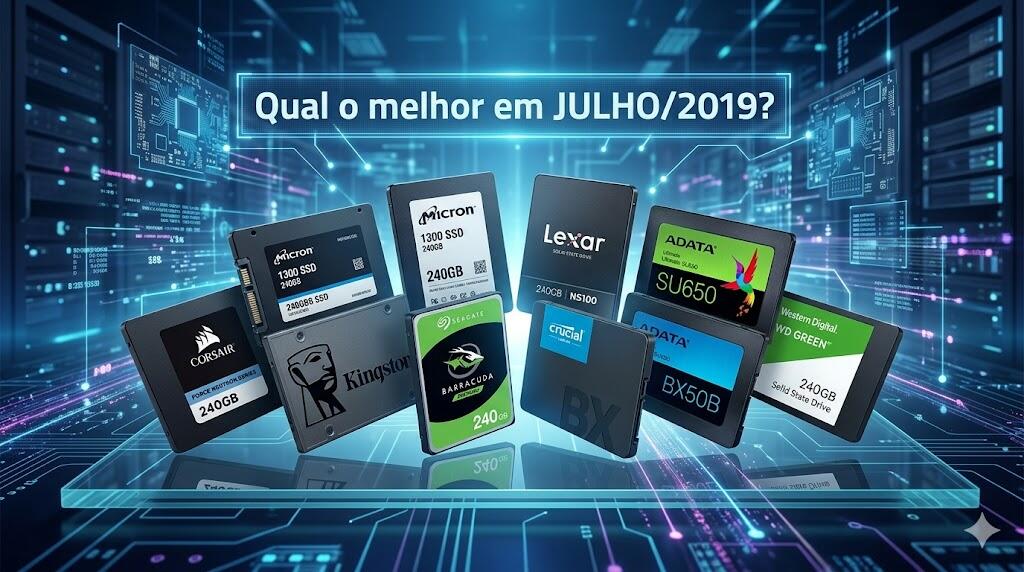 Qual o melhor SSD de 240 GB do mercado? - julho/2019