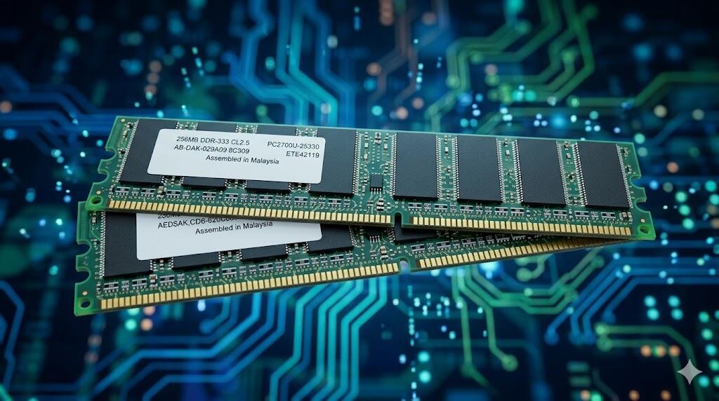 AENEON AED560UD00-600C88X PC2700/DDR333 256 MB