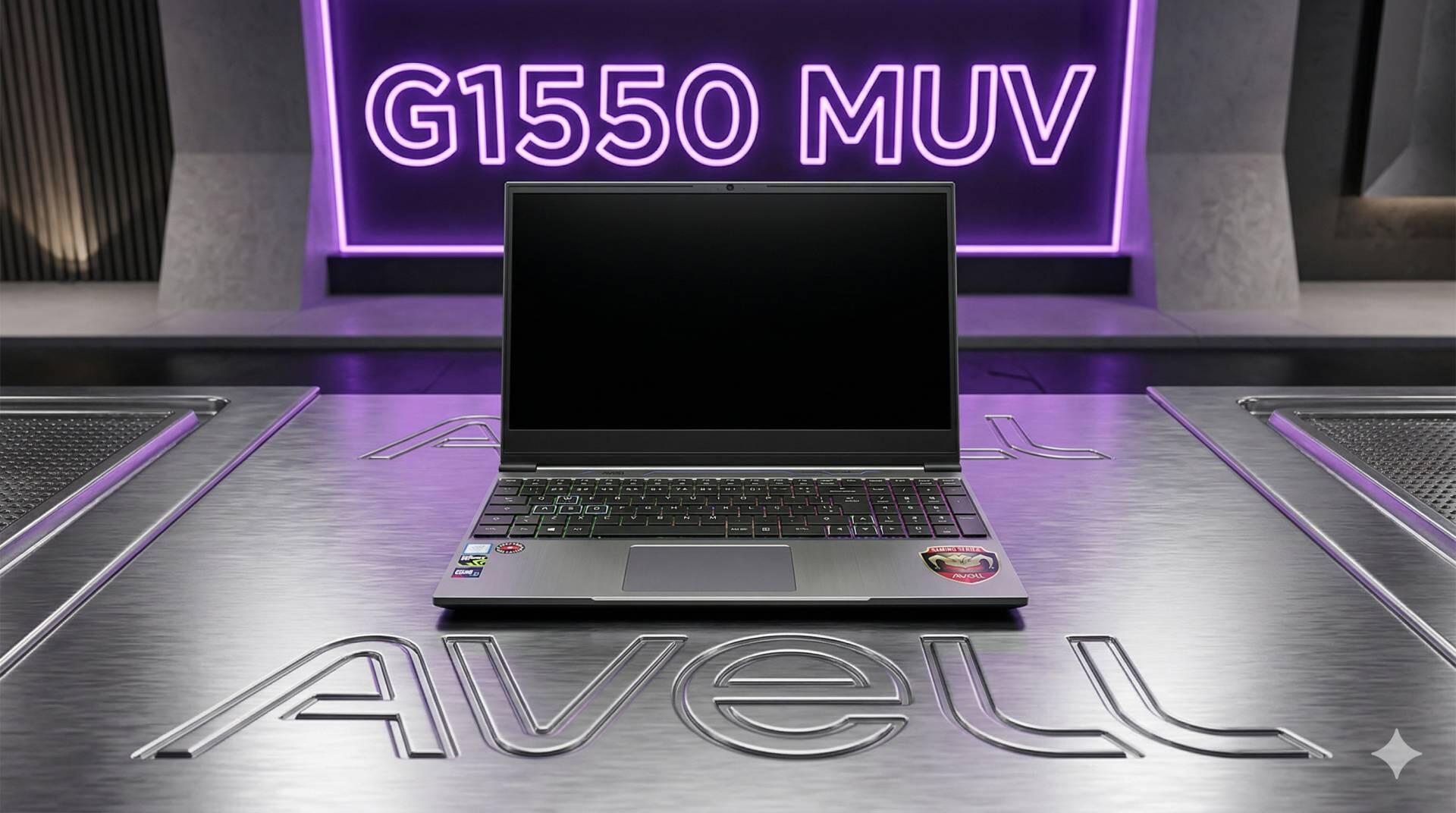 Teste do notebook Avell G1550 MUV