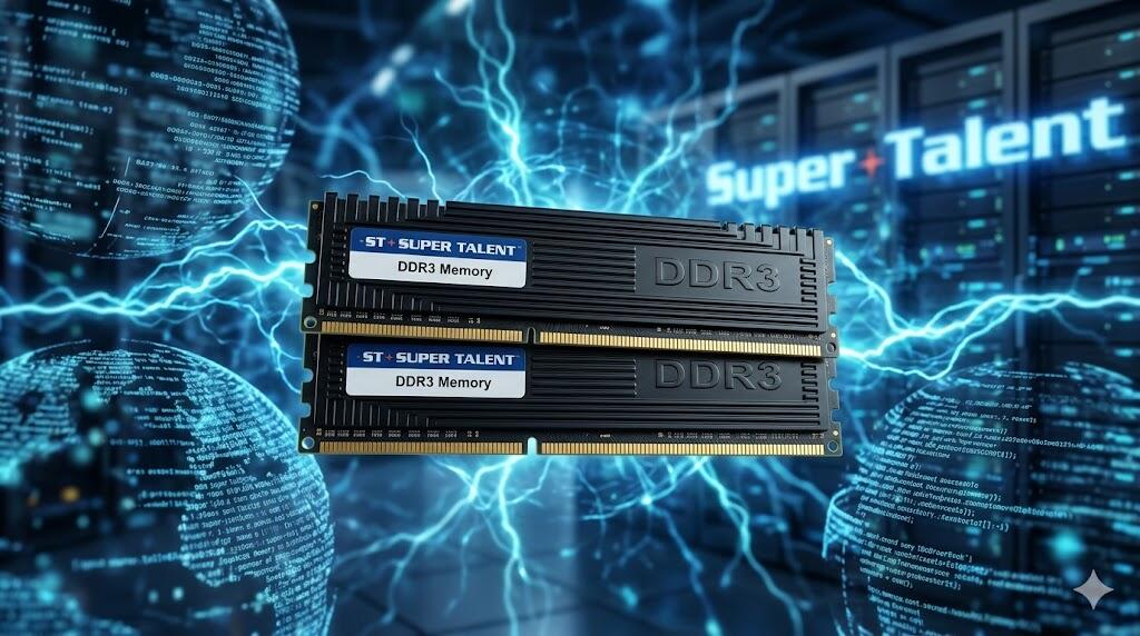 Módulos de Memória DDR3 da Super Talent
