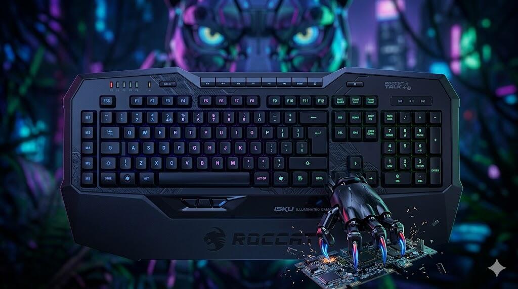 Mais informações sobre "Teste do Teclado Isku da Roccat"